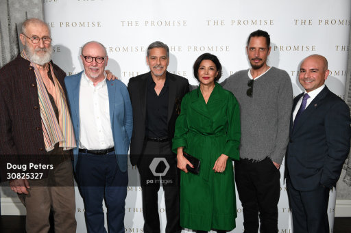 George and Amal at special screening of The Promise in London 2.30825327