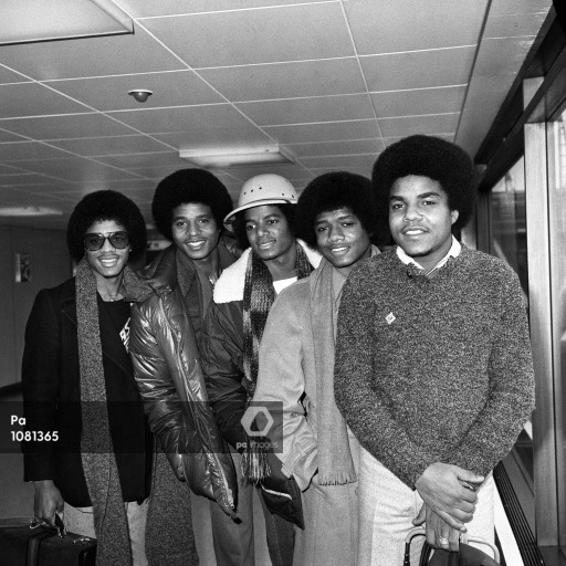 Sweatshirt Jackson 5 - Photo Du Groupe à Londres En 1977 - Coupe Classique, Col Tissé, 241 G - Pour Fans De Musique Rétro
