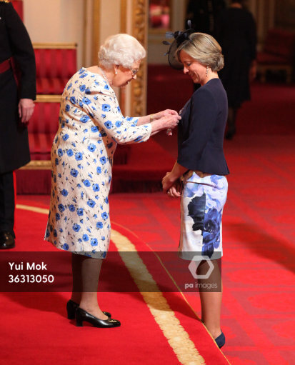 Former English cricketer Clare Connor from Hove is awarded an CBE (Commander of the Order of the… Former English cricketer Clare Connor from Hove is awarded an CBE (Commander of the Order of the British Empire) by Queen Elizabeth II during an investiture ceremony at Buckingham…