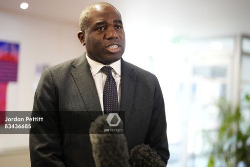 David Lammy visit to Croydon - PA Images