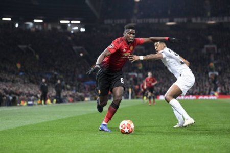 06 PAUL POGBA (MAN) - 03 PRESNEL KIMPEMBE (PSG) FOOTBALL : Manchester United ManU vs Paris SG - Ligue des Champions - 12/02/2019 AnthonyBIBARD/FEP/Panoramic.