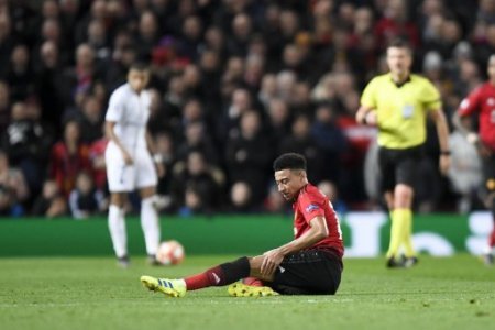 14 JESSE LINGARD (MAN) - BLESSURE - DECEPTION FOOTBALL : Manchester United ManU vs Paris SG - Ligue des Champions - 12/02/2019 AnthonyBIBARD/FEP/Panoramic.